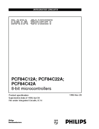 Datasheet PCF84C12AT manufacturer Philips